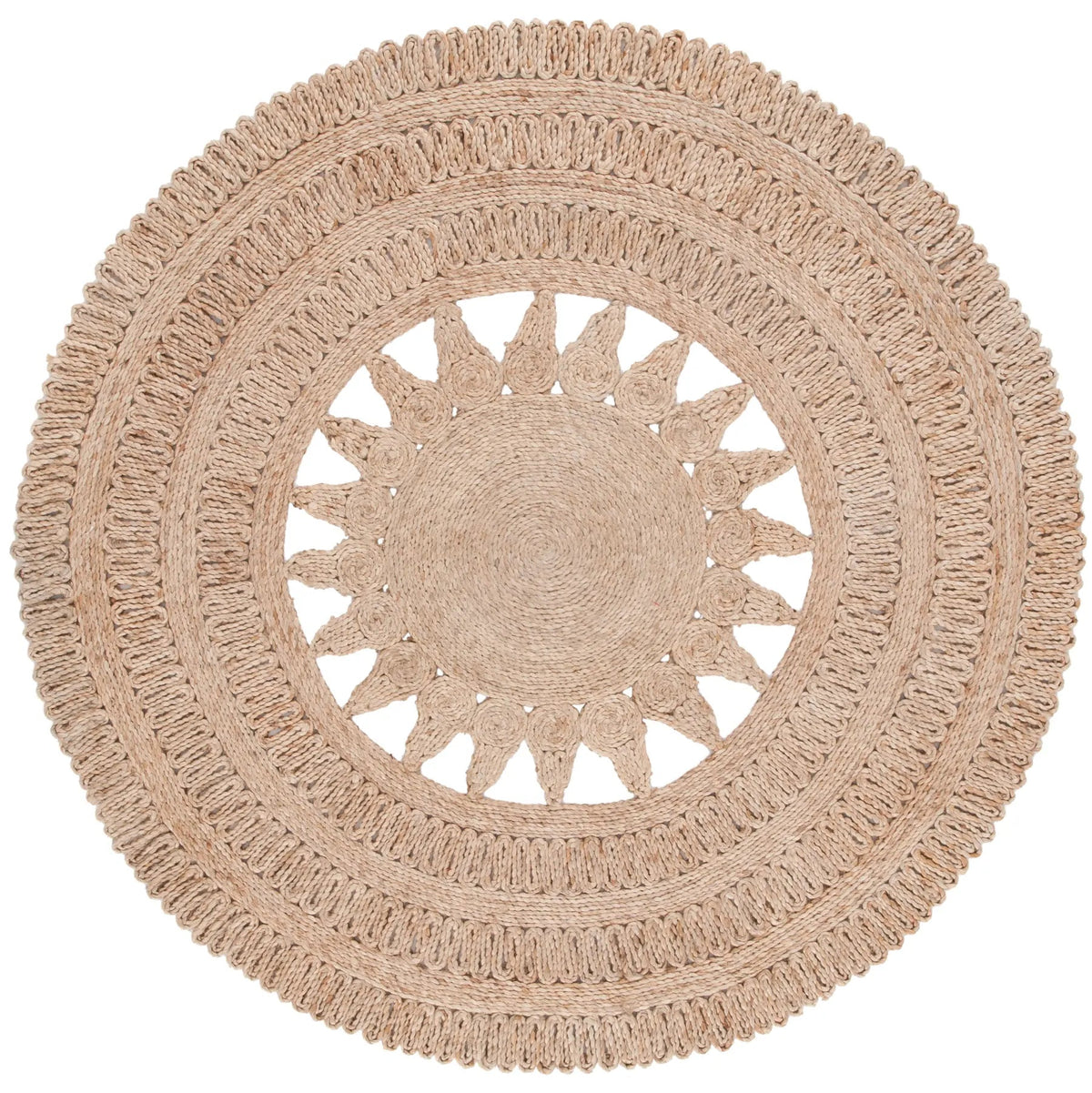Safavieh Natural Fiber 5'-0" x 5'-0" Rug in Natural