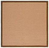 Safavieh Natural Fiber 6'-0" x 6'-0" Rug in Natural / Light Brown