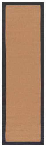 Safavieh Natural Fiber 2'-3" x 8'-0" Rug in Natural / Dark Grey