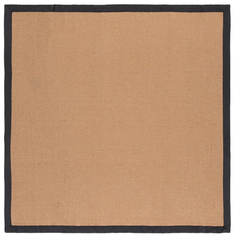 Safavieh Natural Fiber 6'-0" x 6'-0" Rug in Natural / Dark Grey