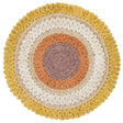 Safavieh Natural Fiber 3'-0" x 3'-0" Rug in Gold / Multi