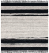 Safavieh Natural Fiber 6'-0" x 6'-0" Rug in Ivory / Black