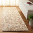 Safavieh Natural Fiber 2'-3" x 8'-0" Rug in Natural / Bleach
