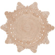 Safavieh Natural Fiber 5'-0" x 5'-0" Rug in Natural