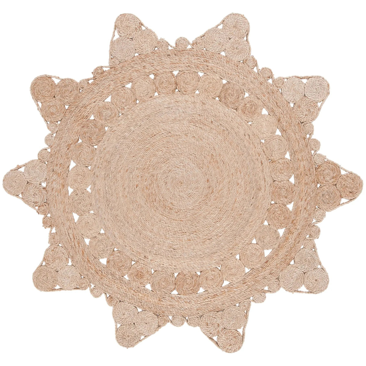 Safavieh Natural Fiber 5'-0" x 5'-0" Rug in Natural