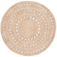 Safavieh Natural Fiber 5'-0" x 5'-0" Rug in Natural
