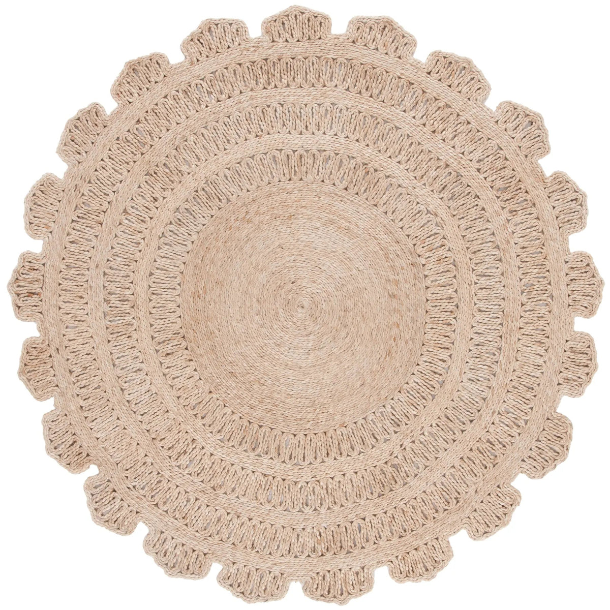 Safavieh Natural Fiber 5'-0" x 5'-0" Rug in Natural