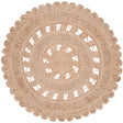 Safavieh Natural Fiber 5'-0" x 5'-0" Rug in Natural