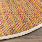 Safavieh Natural Fiber 6'-0" x 6'-0" Rug in Pink / Multi