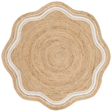 Safavieh Natural Fiber 6'-0" x 6'-0" Rug in Natural / Bleach