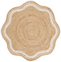 Safavieh Natural Fiber 6'-0" x 6'-0" Rug in Natural / Bleach