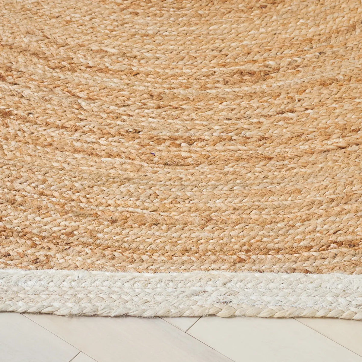 Safavieh Natural Fiber 6'-0" x 6'-0" Rug in Natural / Bleach