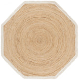 Safavieh Natural Fiber 6'-0" x 6'-0" Rug in Natural / Bleach