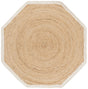Safavieh Natural Fiber 6'-0" x 6'-0" Rug in Natural / Bleach