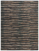 Safavieh Natural Fiber Nf380Z Black/Natural Rug.