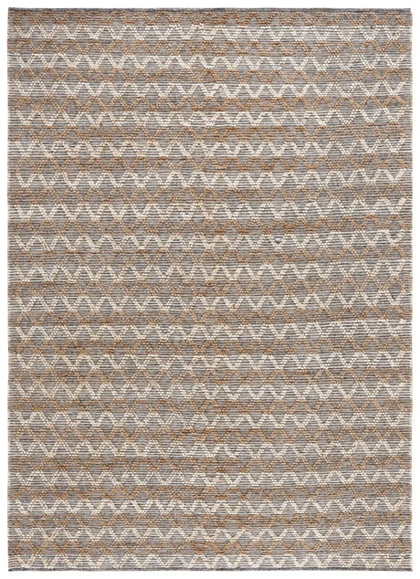 Safavieh Natural Fiber Nf382A Natural/Black Rug.