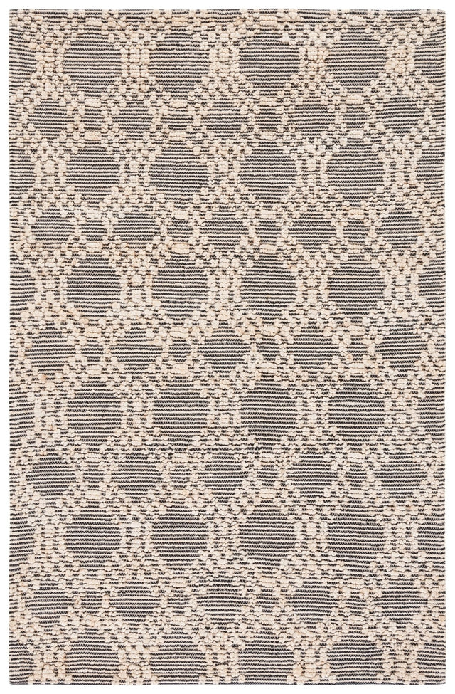 Safavieh Natural Fiber Nf383A Blush/Black Rug.