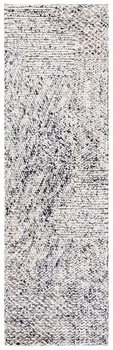 Safavieh Natural Fiber 2'-3" x 8'-0" Rug in Black / Ivory