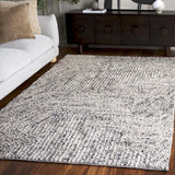 Safavieh Natural Fiber 4'-0" x 6'-0" Rug in Black / Ivory
