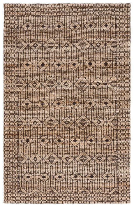 Safavieh Natural Fiber 4'-0" x 6'-0" Rug in Natural / Black
