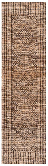 Safavieh Natural Fiber 2'-3" x 8'-0" Rug in Natural / Black