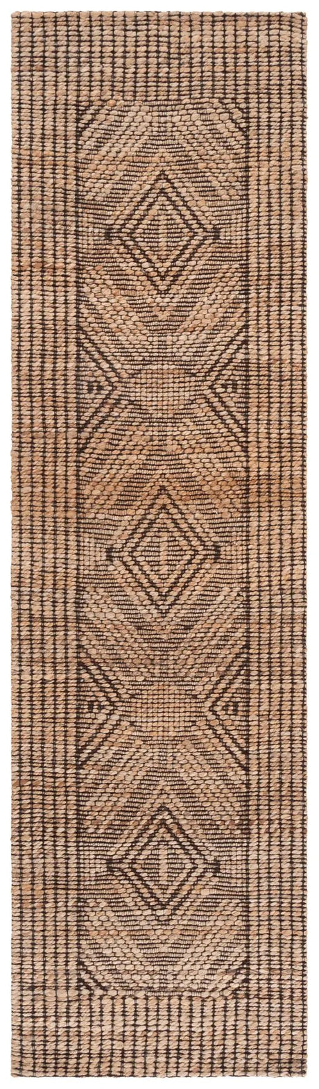 Safavieh Natural Fiber 2'-3" x 8'-0" Rug in Natural / Black