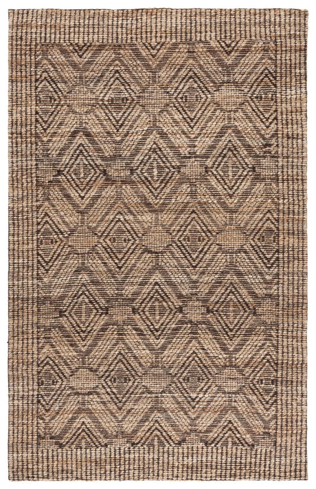 Safavieh Natural Fiber 4'-0" x 6'-0" Rug in Natural / Black