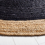 Safavieh Natural Fiber Nf801Z Black/Natural Rug.