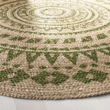 Safavieh Natural Fiber 5'-0" x 5'-0" Rug in Green / Natural
