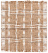 Safavieh Natural Fiber 6'-0" x 6'-0" Rug in Natural / Bleach