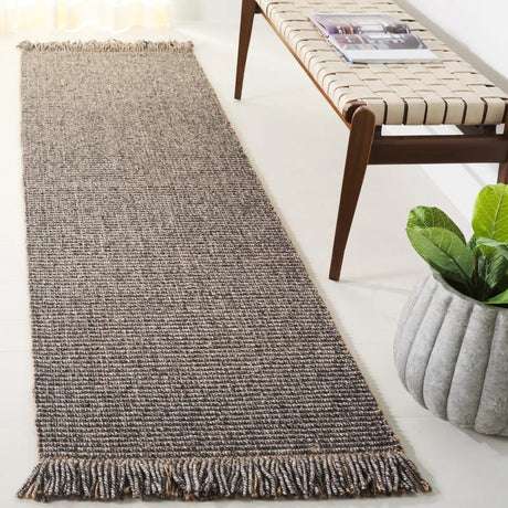 Safavieh Natural Fiber 2'-3" x 8'-0" Rug in Charcoal
