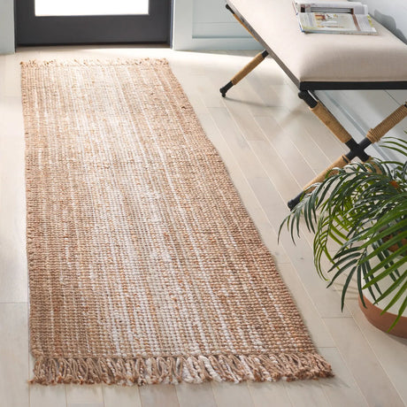 Safavieh Natural Fiber 2'-3" x 8'-0" Rug in Ivory / Natural