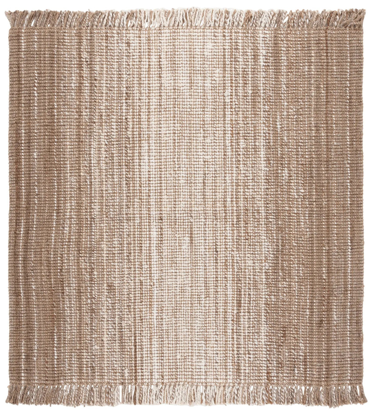 Safavieh Natural Fiber 6'-0" x 6'-0" Rug in Ivory / Grey