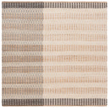 Safavieh Natural Fiber 6'-0" x 6'-0" Rug in Natural / Charcoal