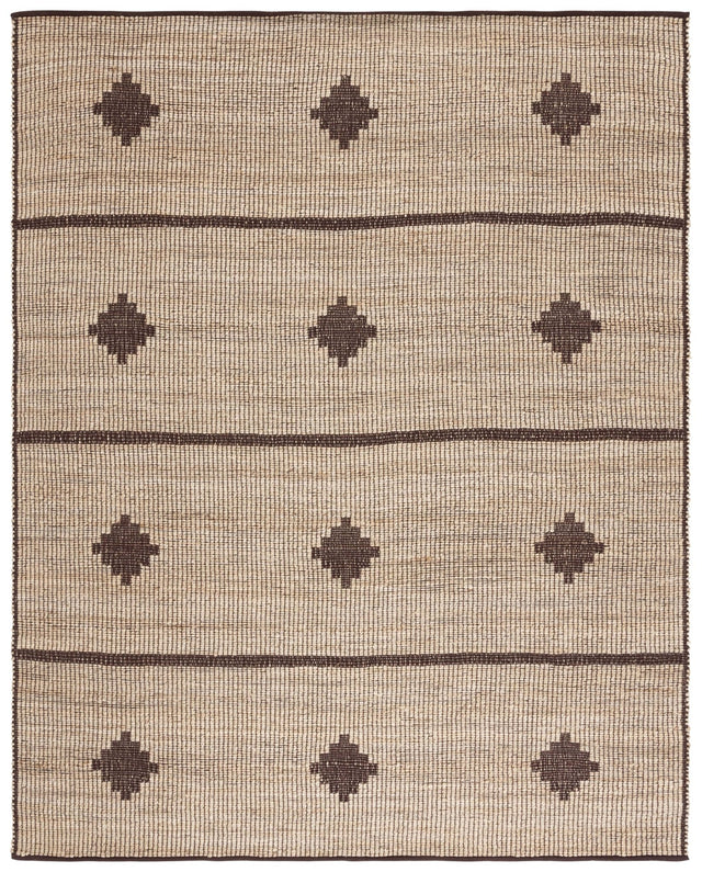 Safavieh Natural Fiber Nf878A Natural/Brown Rug.