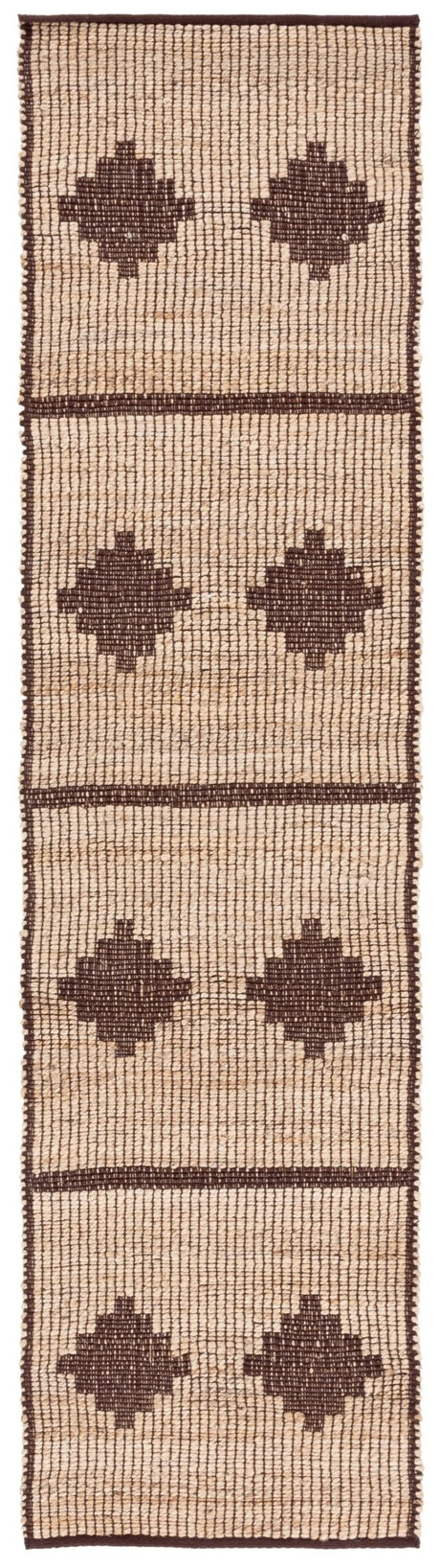 Safavieh Natural Fiber Nf878A Natural/Brown Rug.