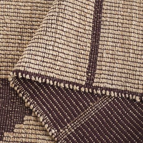 Safavieh Natural Fiber Nf878A Natural/Brown Rug.