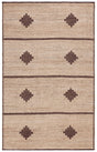 Safavieh Natural Fiber Nf878A Natural/Brown Rug.