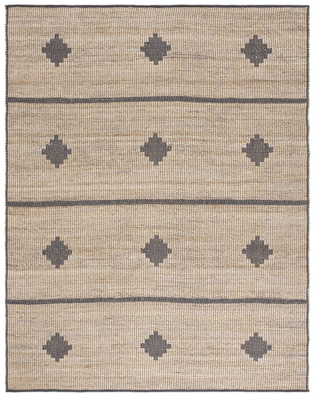 Safavieh Natural Fiber Nf878F Natural/Grey Rug.