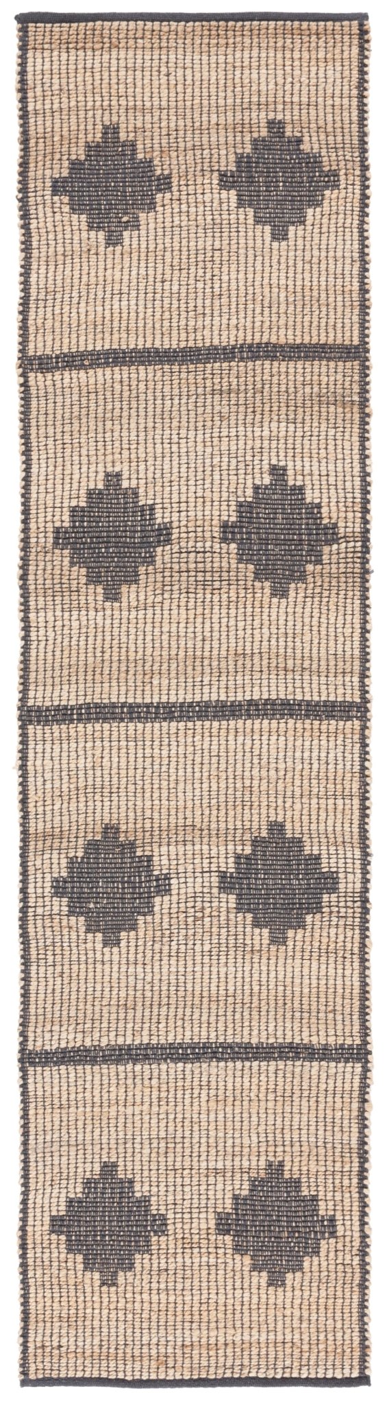 Safavieh Natural Fiber Nf878F Natural/Grey Rug.