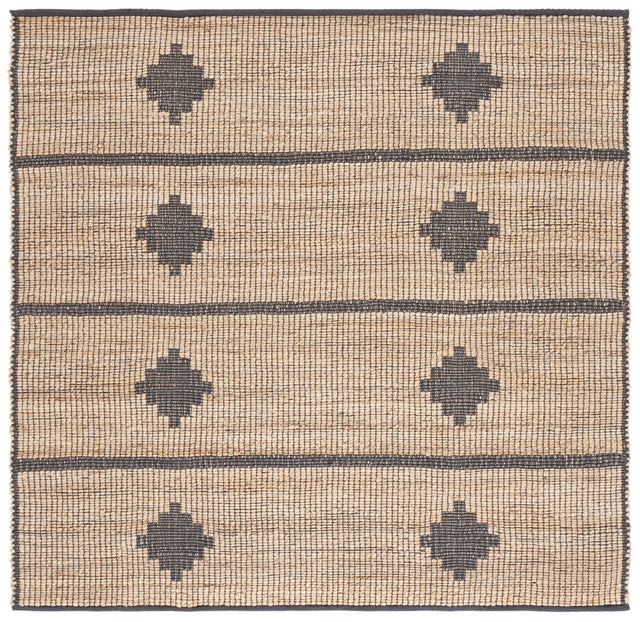Safavieh Natural Fiber Nf878F Natural/Grey Rug.