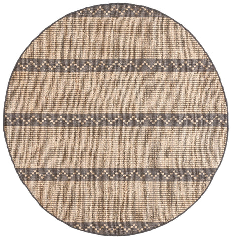 Safavieh Natural Fiber Nf879F Natural/Grey Rug.