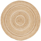 Safavieh Natural Fiber 6'-0" x 6'-0" Rug in Natural / Ivory