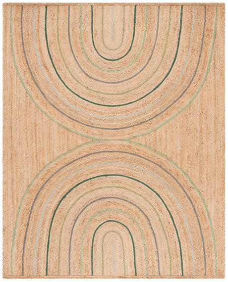 Safavieh Natural Fiber Nf894A Natural/Green Rug.