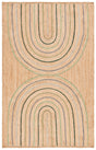 Safavieh Natural Fiber Nf894A Natural/Green Rug.