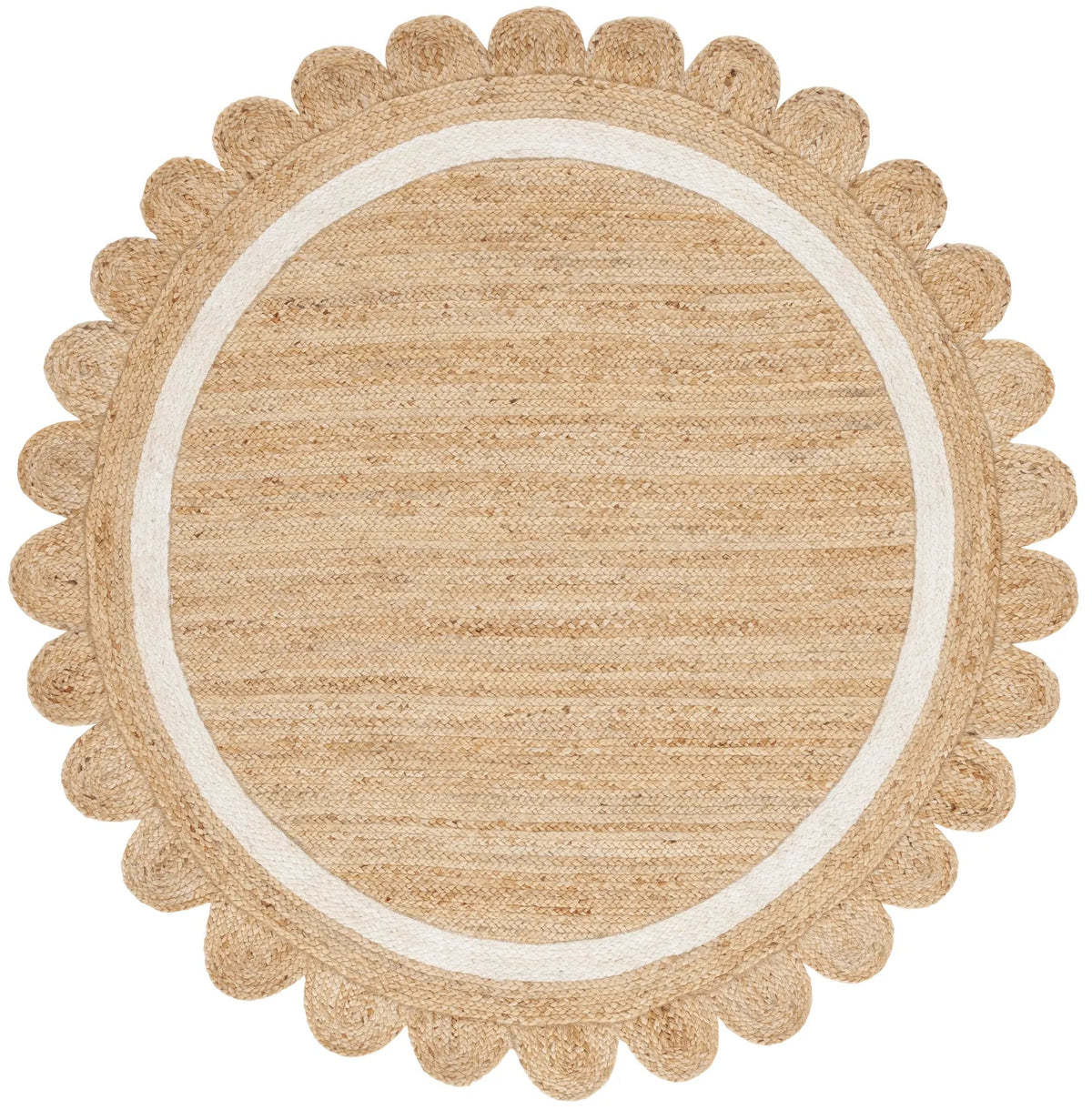 Safavieh Natural Fiber 5'-0" x 5'-0" Rug in Natural / Ivory