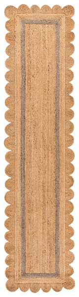 Safavieh Natural Fiber 2'-3" x 9'-0" Rug in Natural / Grey