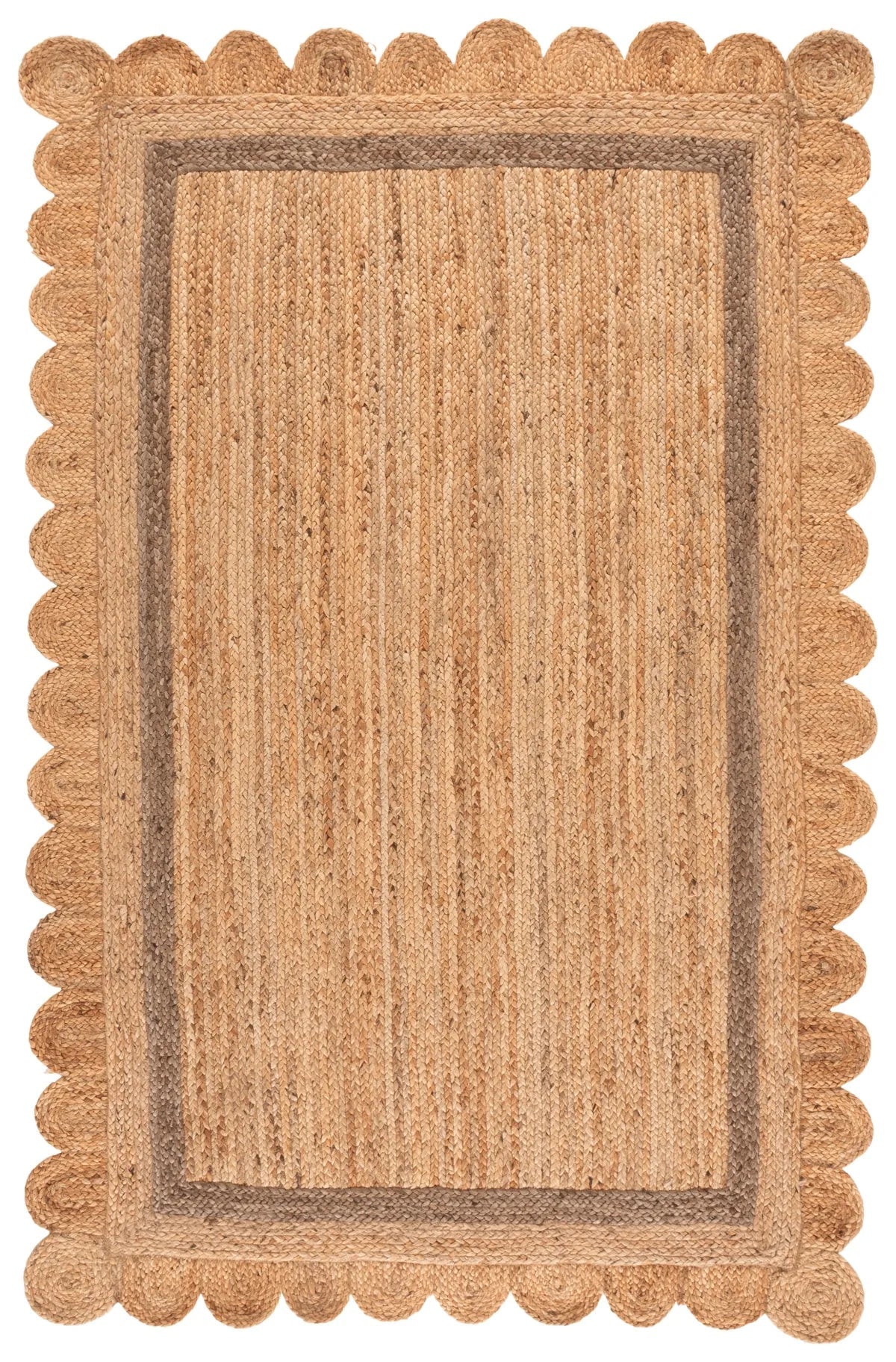 Safavieh Natural Fiber 5'-0" x 8'-0" Rug in Natural / Grey