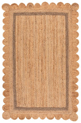 Safavieh Natural Fiber 5'-0" x 8'-0" Rug in Natural / Grey