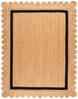 Safavieh Natural Fiber 8'-0" x 10'-0" Rug in Natural / Black